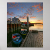Harbour Sunset Poster (Voorkant)