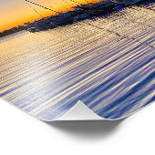 Harbour Sunset San Diego, Californië Foto Foto Afdruk (Hoek)