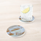 Harbour Sunset Zandsteen Onderzetter (Zijkant)