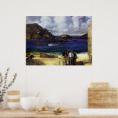 Harbour te Monhegan - George Bellows - 1913 Poster (Keuken)