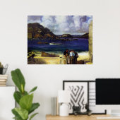 Harbour te Monhegan - George Bellows - 1913 Poster (Thuiskantoor)