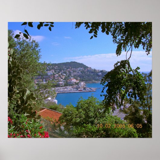 Harbour te Nice, Frankrijk Poster (Voorkant)