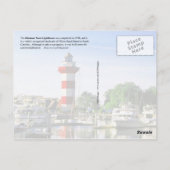 Harbour Town Lighthouse, Hilton Head Island, SC Briefkaart (Achterkant)