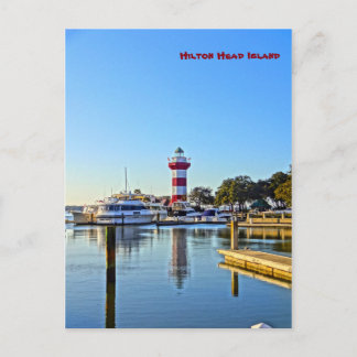 Harbour Town Lighthouse - Hilton Head Island SC Briefkaart