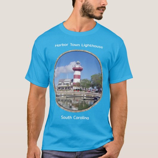 Harbour Town Lighthouse shirt witte belettering (Voorkant)