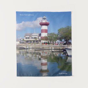 Harbour Town Vuurtoren wandtapijt Wandkleed