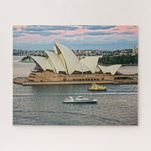 Harbour Traffic - Sydney Opera House - 16x20-520 p Legpuzzel