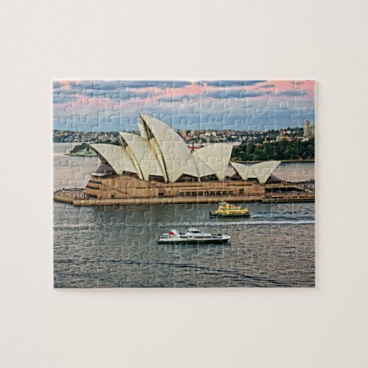 Harbour Traffic - Sydney Opera House - 8x10 - 110 Legpuzzel (Horizontaal)