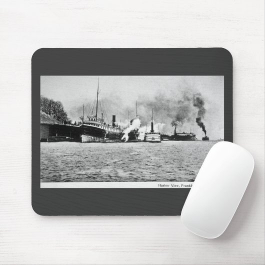Harbour Uitzicht, Frankfort, Michigan Muismat (Met muis)
