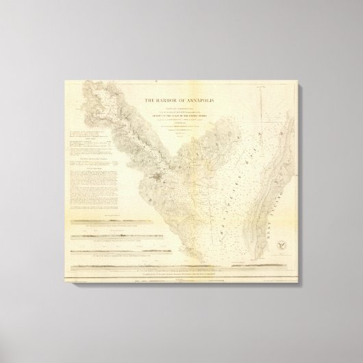 Harbour van Annapolis Canvas Afdruk (Voorkant)