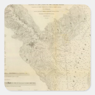 Harbour van Annapolis Vierkante Sticker