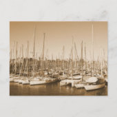 Harbour van Barcelona - Zeilboten - Briefkaart (Voorkant)