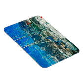 Harbour van Seward Alaska Abstract Impressionisme Magneet (Rechterzijde)