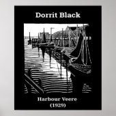 Harbour Veere van Dorrit Black (1929) Poster (Voorkant)