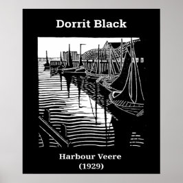Harbour Veere van Dorrit Black (1929) Poster