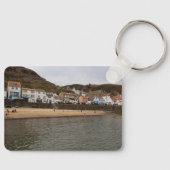 Harbour View of Staithes Village Sleutelhanger (Voorkant)