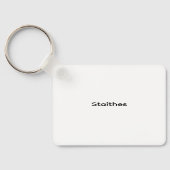 Harbour View of Staithes Village Sleutelhanger (Achterkant)