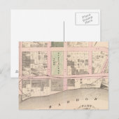 Harbour Washington Park Atlas Map Briefkaart (Voorkant / Achterkant)