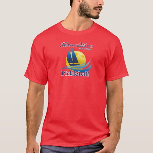 Harbour Watch op Lake Murray Pickleball T-shirt (Voorkant)