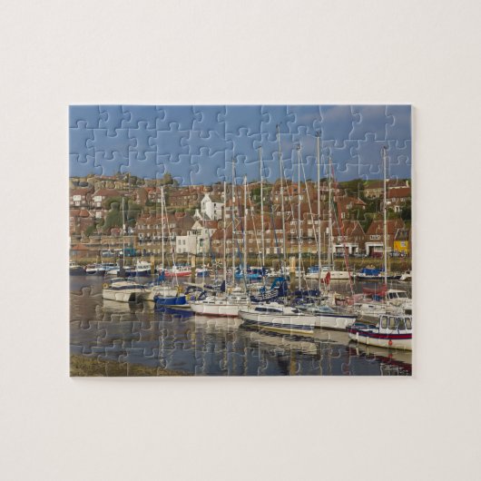 Harbour, Whitby, North Yorkshire, Engeland Legpuzzel (Horizontaal)