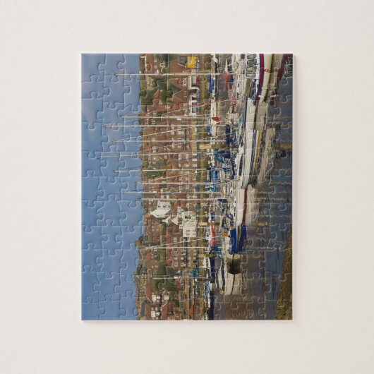 Harbour, Whitby, North Yorkshire, Engeland Legpuzzel (Verticaal)