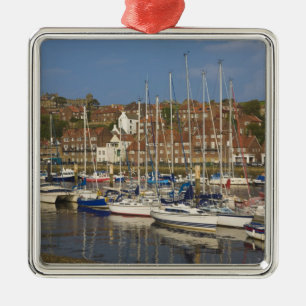 Harbour, Whitby, North Yorkshire, Engeland Metalen Ornament