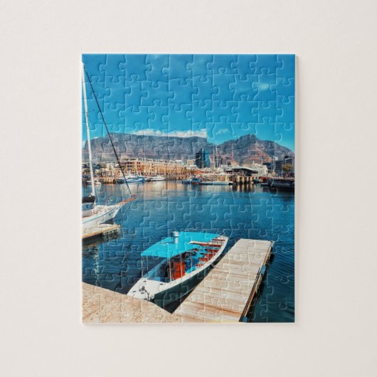 Harbour Zuid-Afrika in het Kaapstad Legpuzzel (Verticaal)