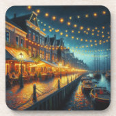 Harbourside Cafés in Nederland Bier Onderzetter (Voorkant)