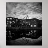 Harbourside Reflection in Winter – Duisburg Poster (Voorkant)