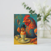 Hard-Boiled Human - Fowl Play at Breakfast Briefkaart (Staand voorkant)