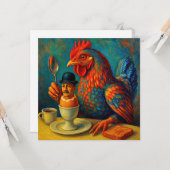 Hard-Boiled Human - Fowl Play at Breakfast Kaart (Voorkant / Achterkant in situ)