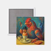 Hard-Boiled Human - Fowl Play at Breakfast Magneet (Voorkant / Achterkant)