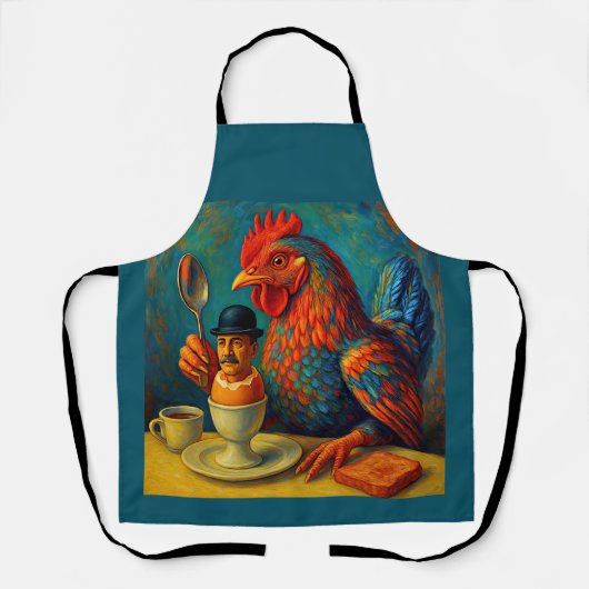 Hard-Boiled Human - Fowl Play at Breakfast Schort (Voorkant)