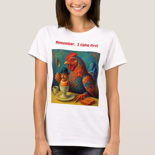 Hard-Boiled Human - Fowl Play at Breakfast T-shirt (Voorkant)
