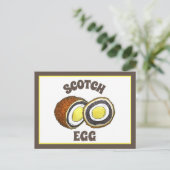 Hard Boiled Scotch Eggs UK British Snack Food Briefkaart (Staand voorkant)