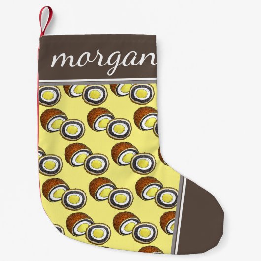 Hard Boiled Scotch Eggs UK British Snack Food Kleine Kerstsok (Voorkant)