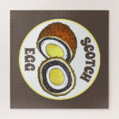 Hard Boiled Scotch Eggs UK British Snack Food Legpuzzel (Horizontaal)