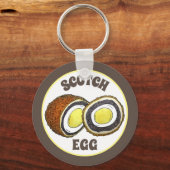 Hard Boiled Scotch Eggs UK British Snack Food Sleutelhanger (Voorkant)