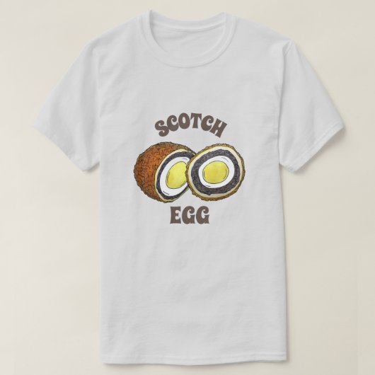 Hard Boiled Scotch Eggs UK British Snack Food T-shirt (Design voorkant)