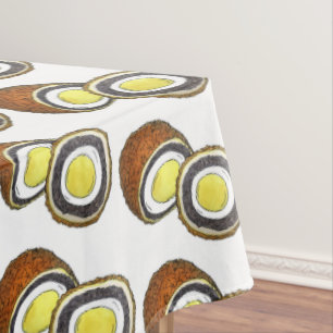 Hard Boiled Scotch Eggs UK British Snack Food Tafelkleed