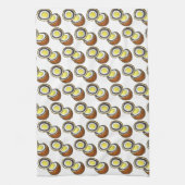 Hard Boiled Scotch Eggs UK British Snack Food Theedoek (Verticaal)