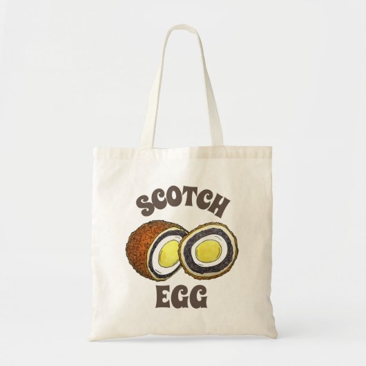 Hard Boiled Scotch Eggs UK British Snack Food Tote Bag (Voorkant)