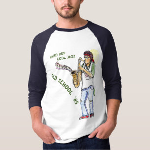 Hard Bop, Cool Jazz, Old School 3/4 Jersey T-shirt