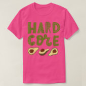Hard Core Avocado Funny T-shirt (Design voorkant)