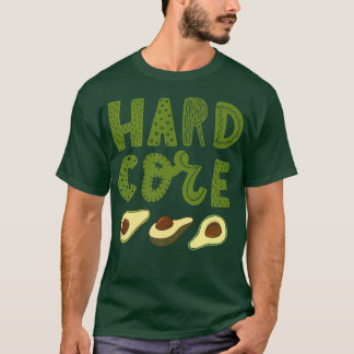 Hard Core Avocado Grappig T-shirt