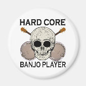 Hard Core Banjo Player Magnet (Voorkant)