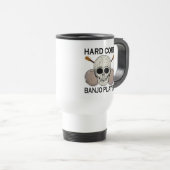 Hard Core Banjo Player Travel Mug Reisbeker (Voorkant rechts)