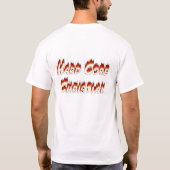 Hard Core Christelijk T-shirt (Achterkant)