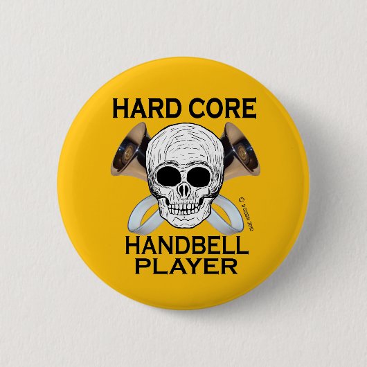 Hard Core-zakbelspeler Ronde Button 5,7 Cm (Voorkant)