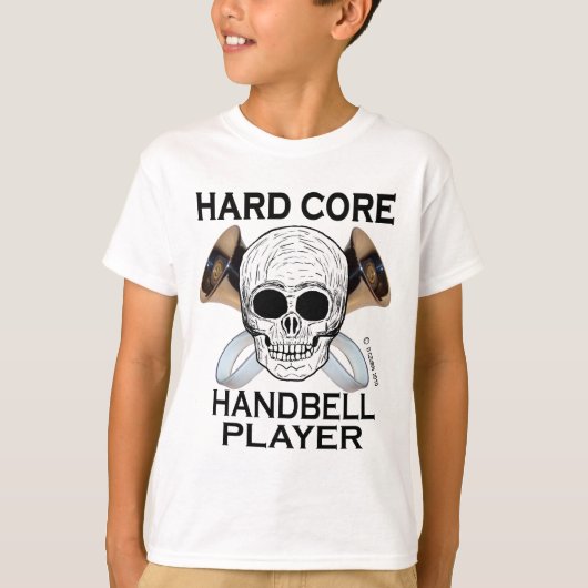 Hard Core-zakbelspeler T-shirt (Voorkant)